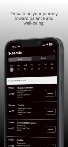 Breakthrough Pilates screenshot