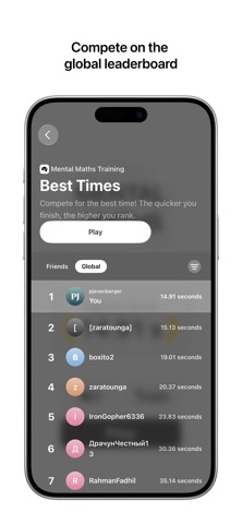 Mental Maths Training Screenshot 4 of 4