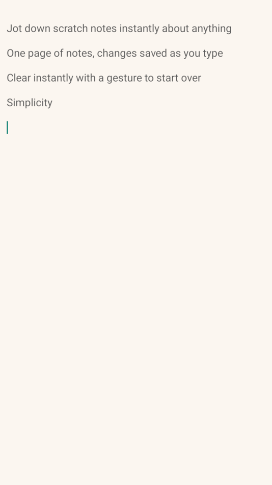 #2. Scratch Paper: Minimal Notes (iOS) 게시자: Abraham Miller