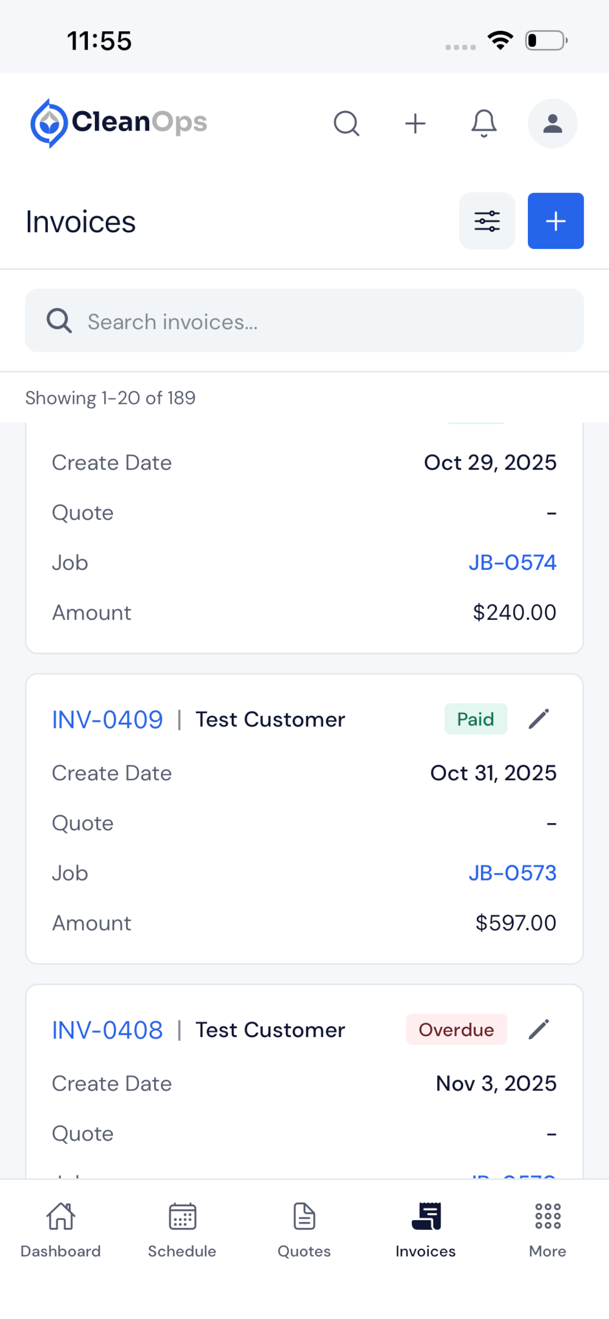 CleanOps Mobile screenshot 3