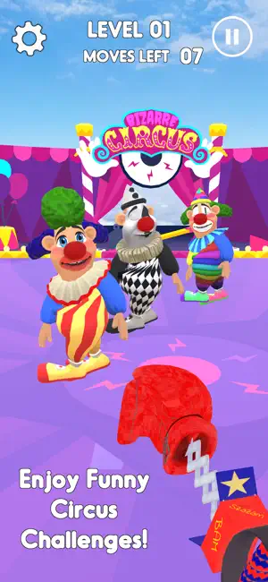 Clown Knockdown: Fun Puzzle screenshot 1