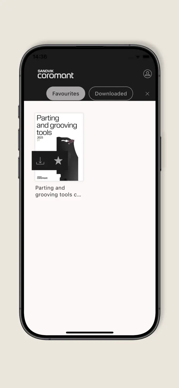 Screenshot #2 pour ePub – Sandvik Coromant