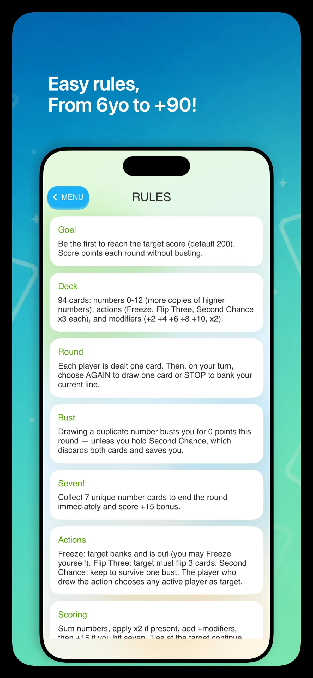 Filip - Flip 7 cards to win!