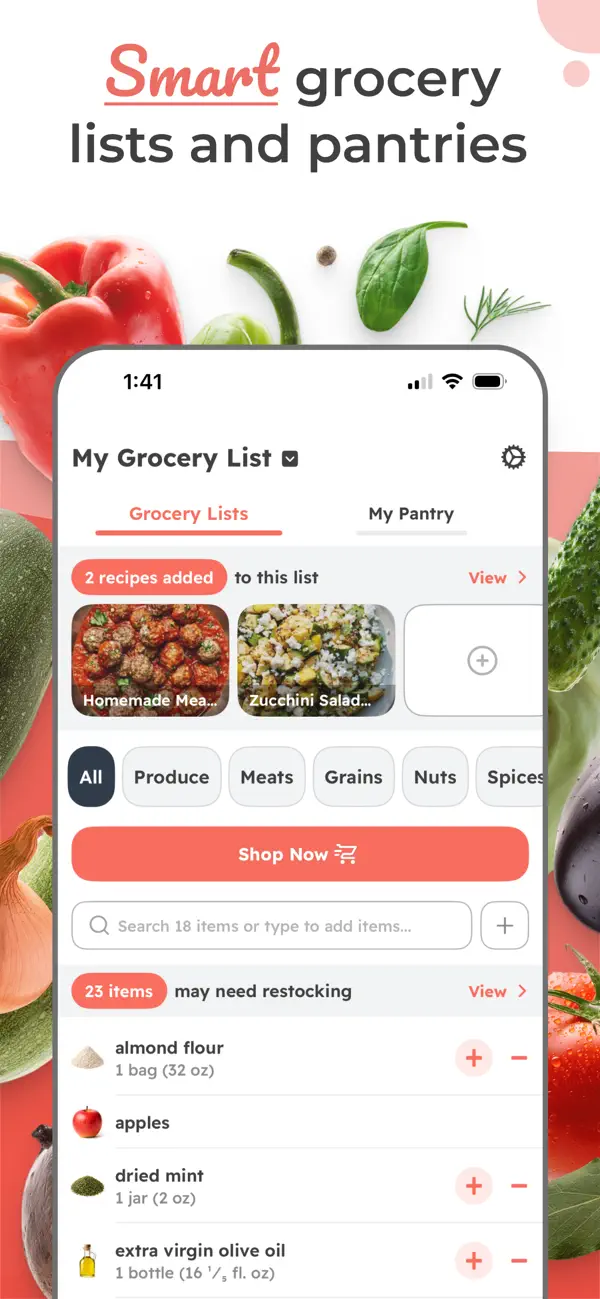 #2. Allspice - Recipe Meal Planner (iOS) โดย: Allspice Labs, Inc.