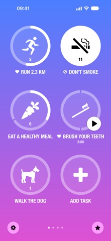 Streaks app screenshot