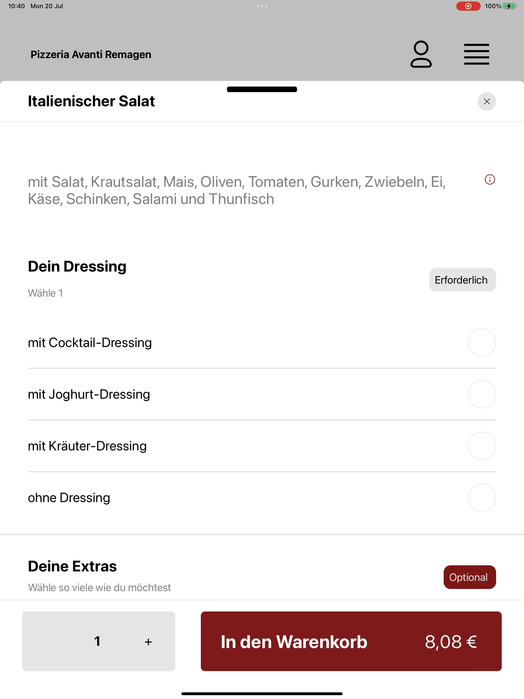 Pizzeria Avanti Remagen screenshot 15
