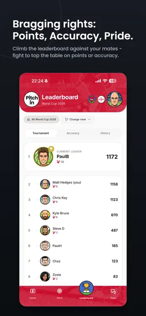 Pitch In: Football Predictions screenshot 2