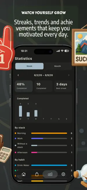 Kiu - Habit Tracker screenshot 4