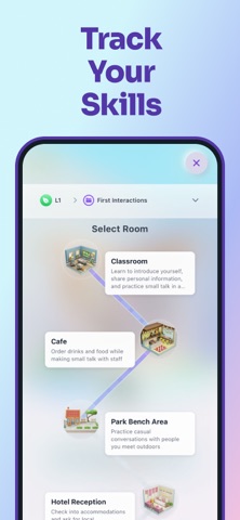 PolyRoom - Language learning screenshot