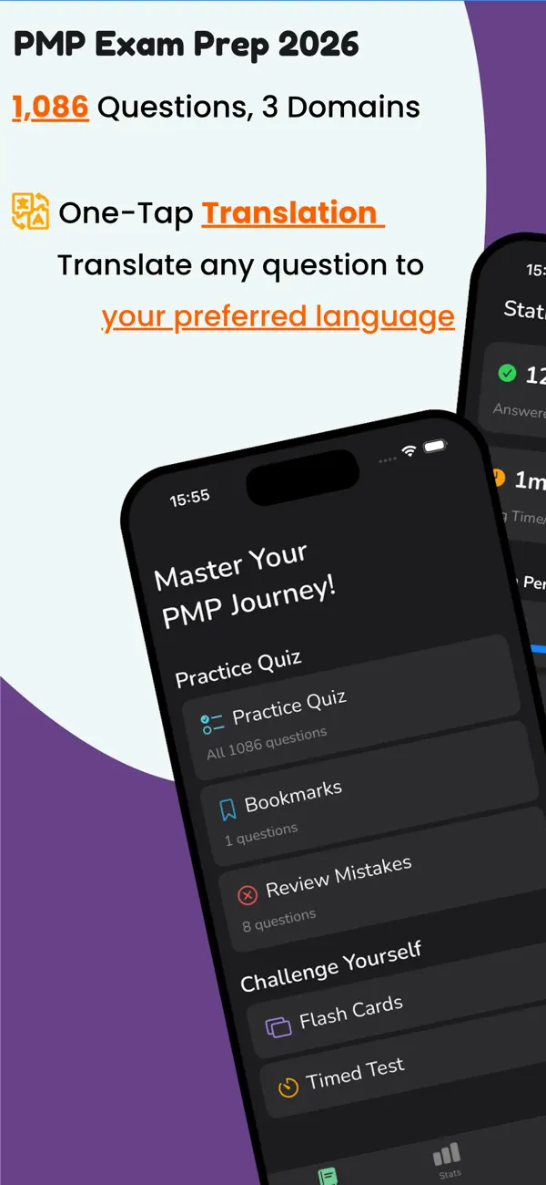 Screenshot #1 pour PMI-PMP Exam Practice 2026