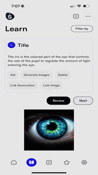 Spaced Mobile App Screenshot