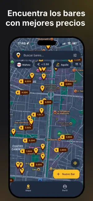 BeerMaps: Bares y cervezas iPhone screenshot 1