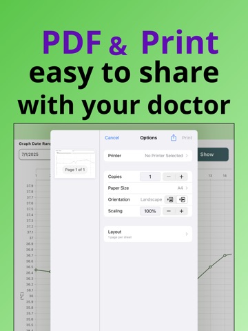 BBT Note -Graphs, PDF, Print- iPad screenshot