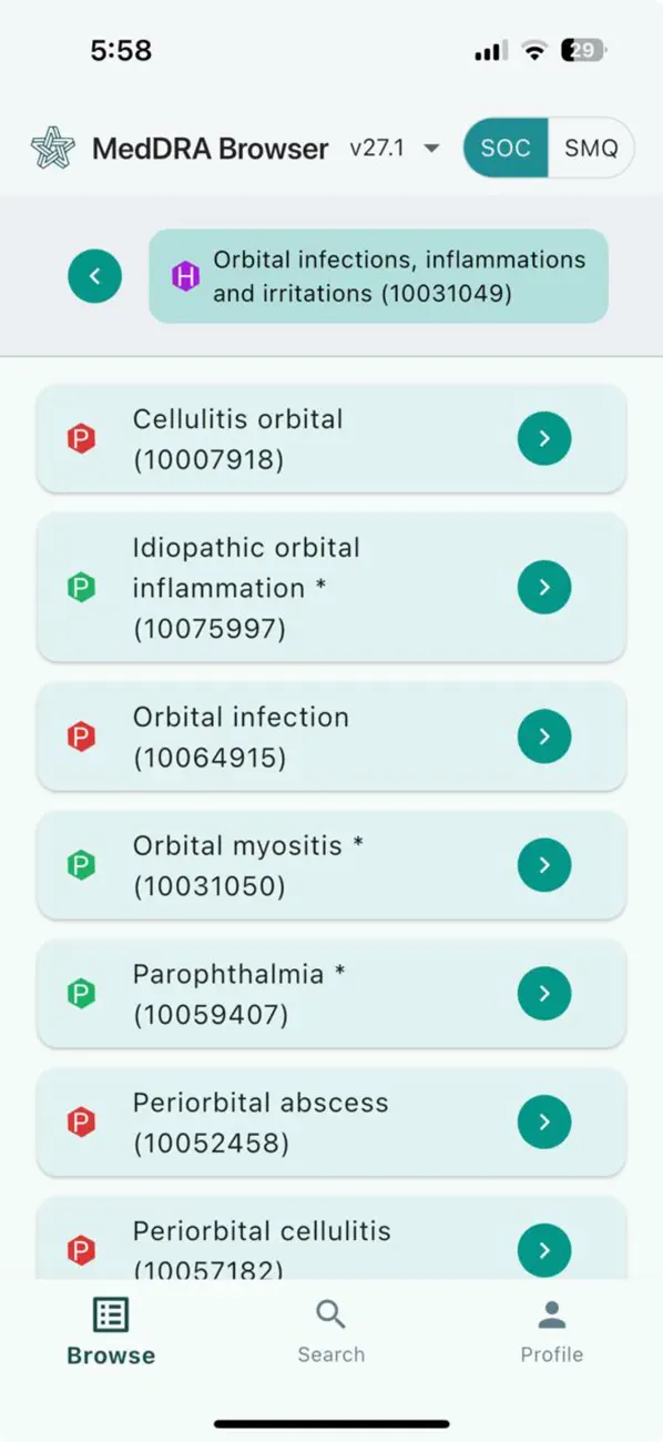 #3. MedDRA Browser (iOS) โดย: Clinpex LLC