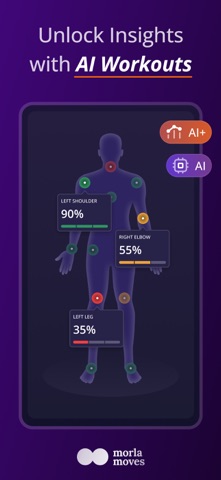 Morla Moves - AI Fitness Coach iPhone screenshot