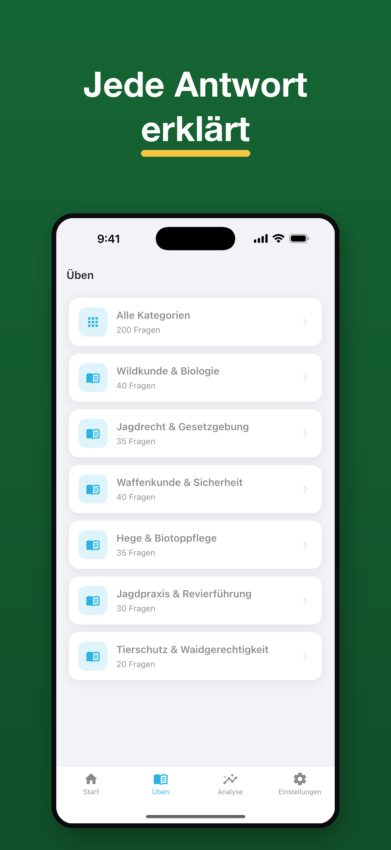 Jägerprüfung Quiz screenshot 3