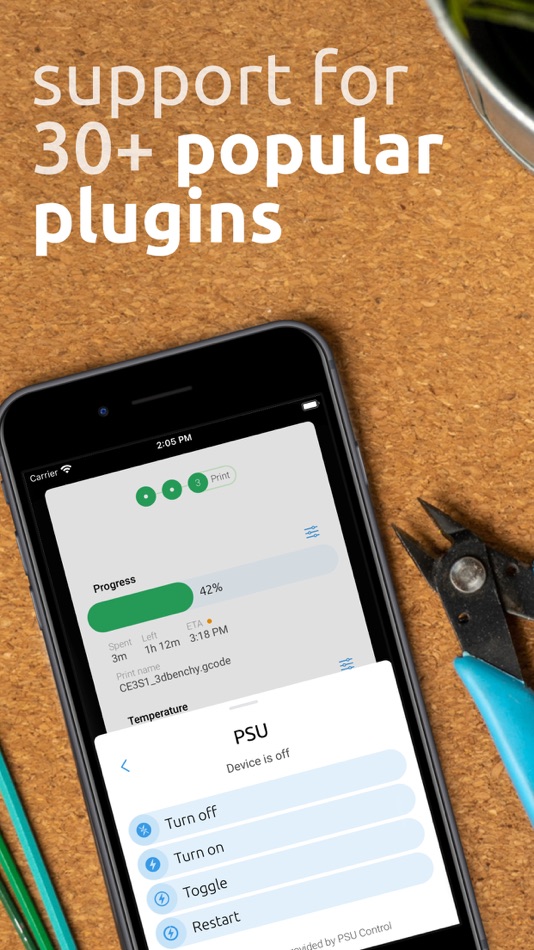 #8. OctoApp for OctoPrint/Klipper (iOS) Podle: Erhard Christian Wurthner