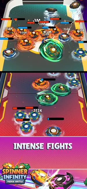 Spinner Infinity: Merge Battle screenshot 1