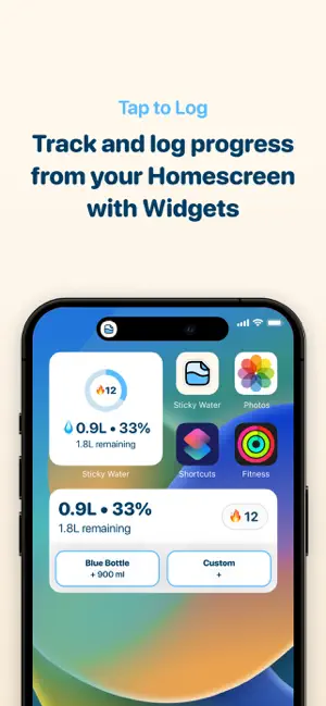 Sticky Water Hydration Tracker screenshot 4