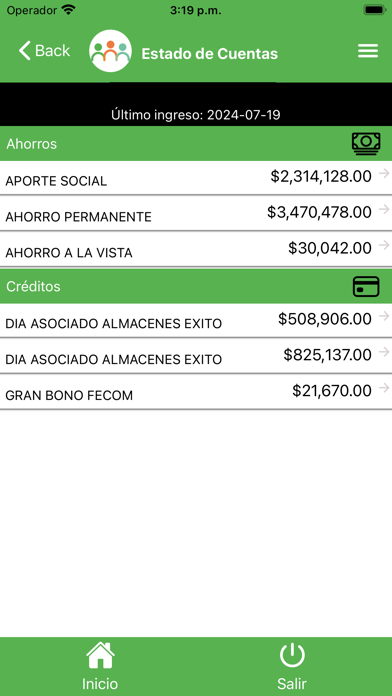 App Fecom Screenshot