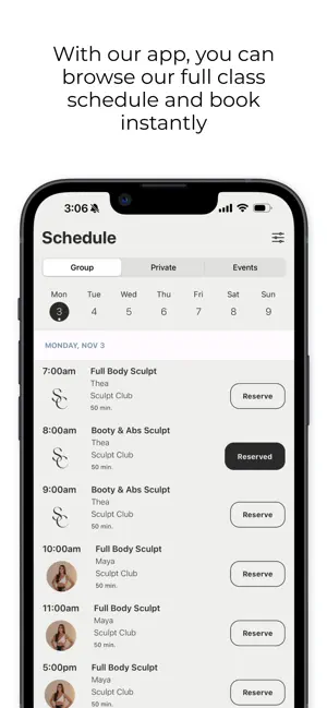 SCULPT CLUB. screenshot 3
