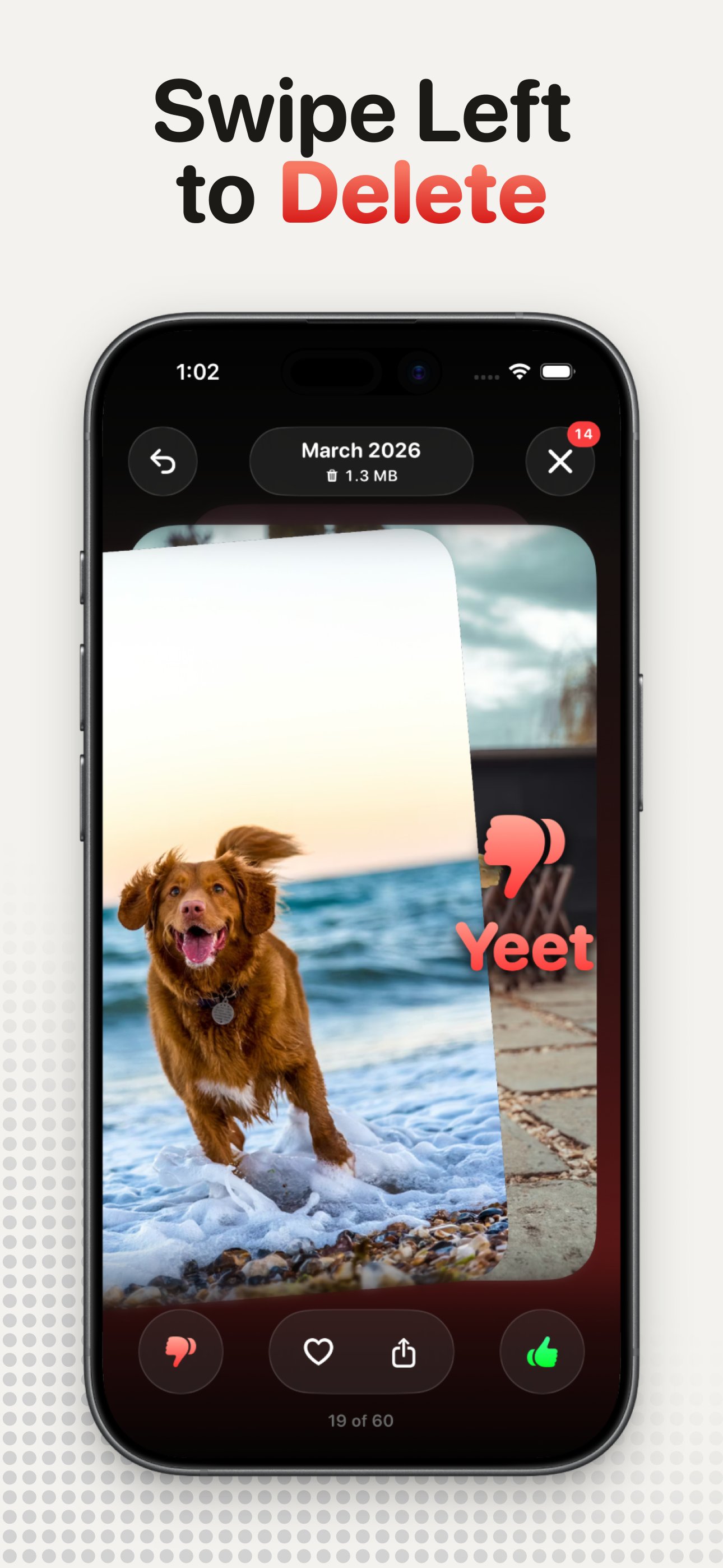 KeepYeet: Swipe Delete Photos