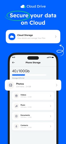 Cloud Data Backup screenshot