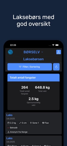 Fortuna Fiskekort screenshot