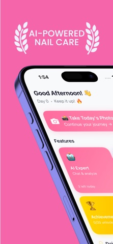 Nail Tracker: Growth & Polish Screenshot 1 of 6