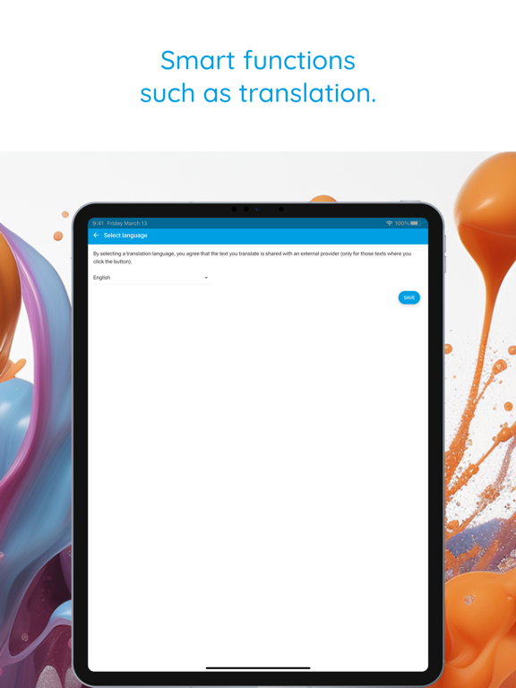 Klapp - School communication iPad screenshot 6 - Education app