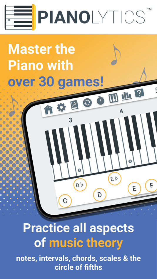 #1. Pianolytics - Learn Piano (iOS) By: Strong Apps LLC