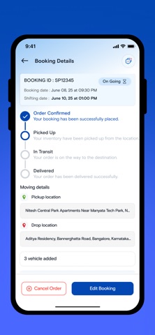 Shipex - Packers & Movers App Screenshot 3 of 7