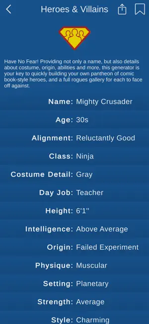 Characterize - Randomize Names screenshot 3