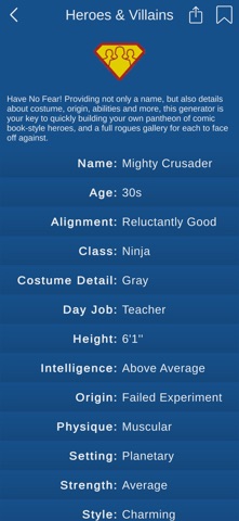 Characterize - Randomize Names Screenshot 3 of 5