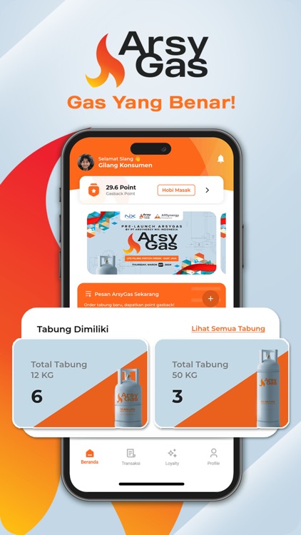 ArsyGas : Gas yang benar