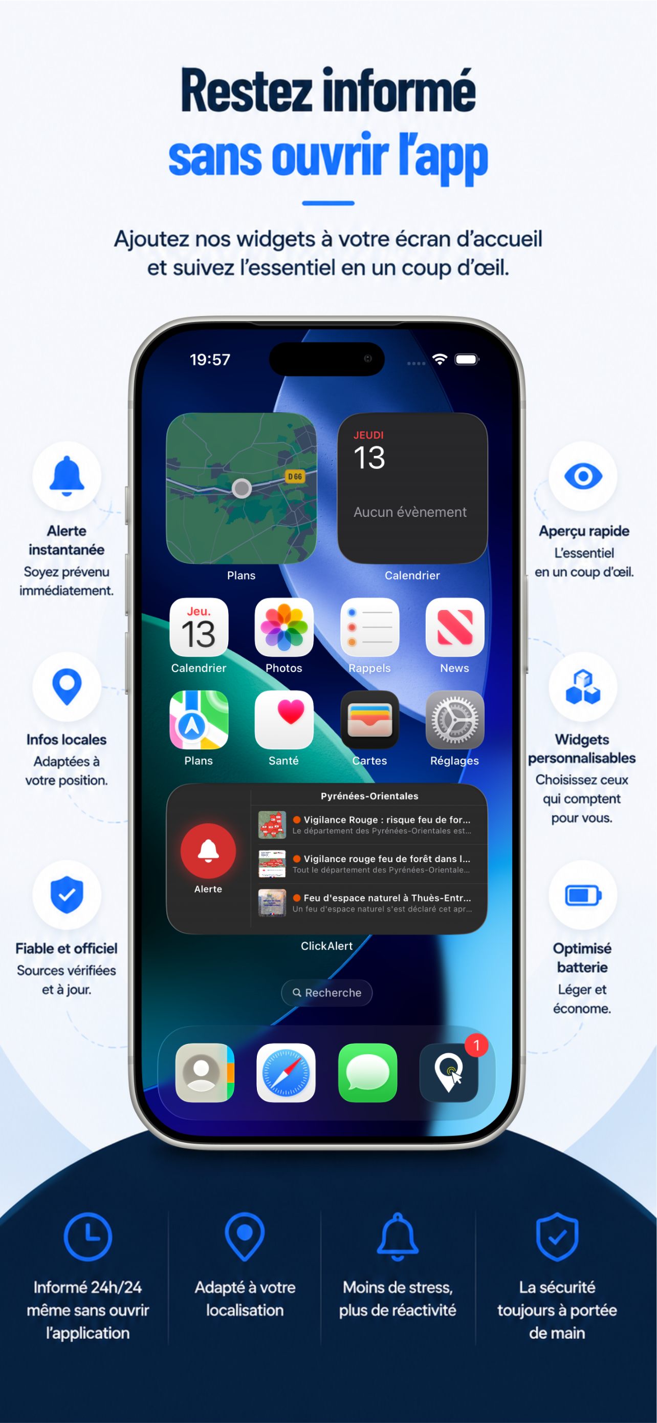 ClickAlert : Alertes locales screenshot 5