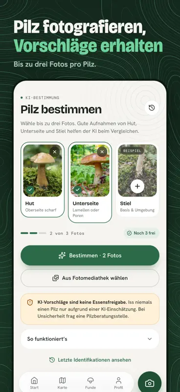 PilzFinder: Pilze per Foto-KI screenshot 1 of 9