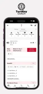 TurnKey Coach screenshot #1 for iPhone
