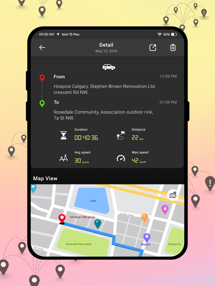 GPS Speedometer Speed Meter