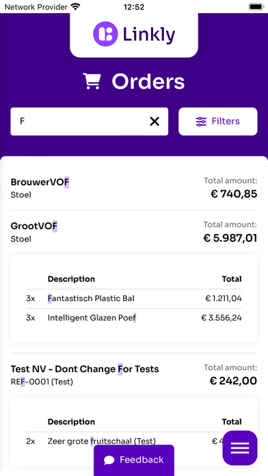 Screenshot #1 pour Linkly - Financial Overview