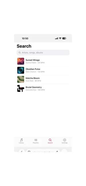 Mirai Music screenshot 2