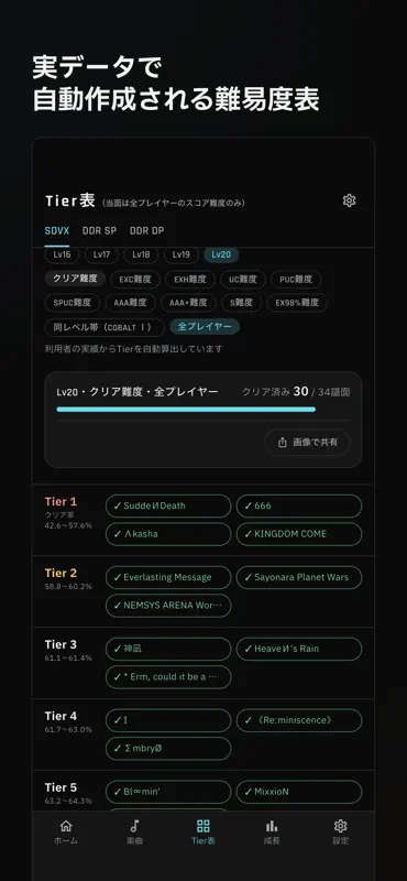 ALM4GEST 音ゲースコア管理 screenshot 4 of 5