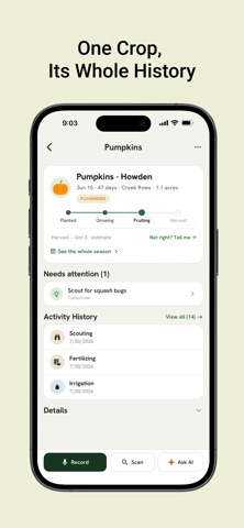 Agrum AI: Farm Record Keeper screenshot