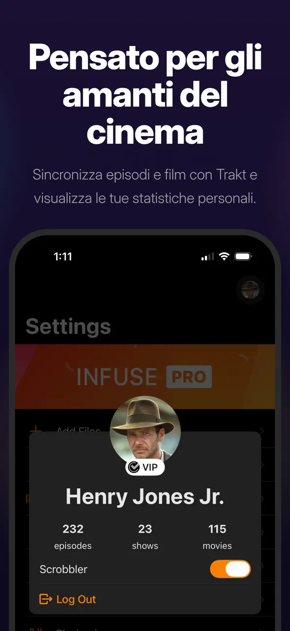 Infuse Plus screenshot 6 - iOS app interface