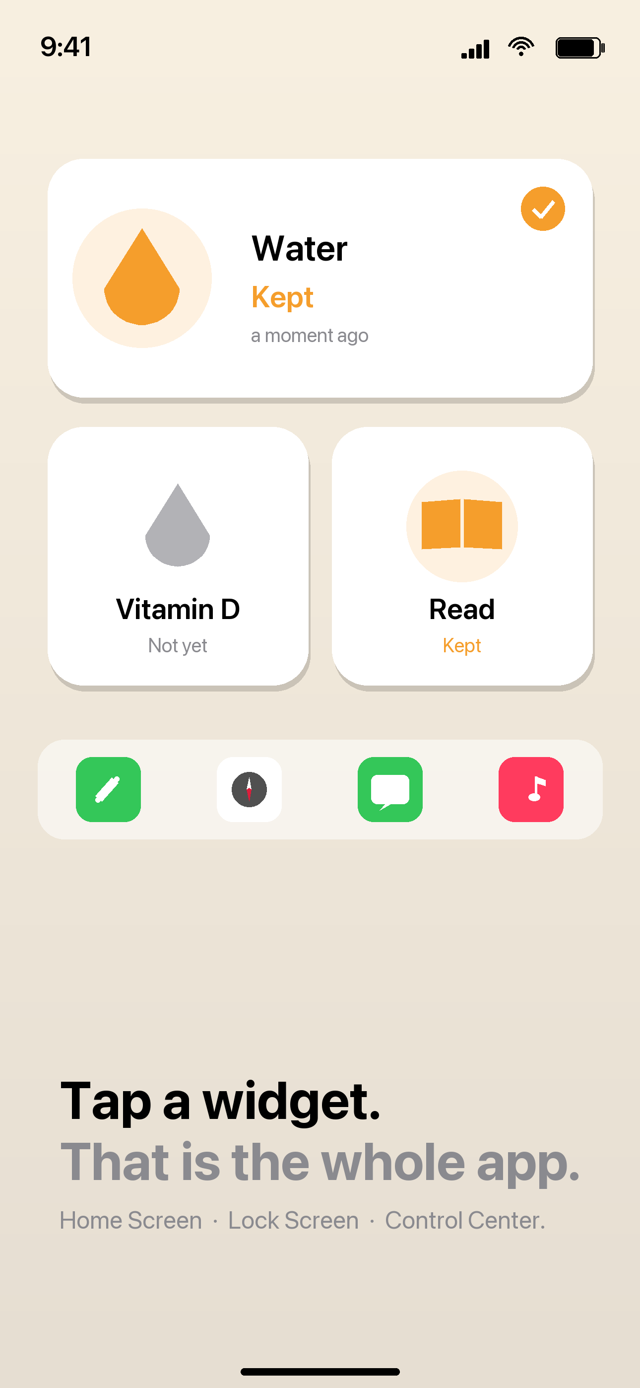 Kept Habit screenshot 2