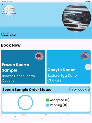 Genetics CryoBank iPad screenshot
