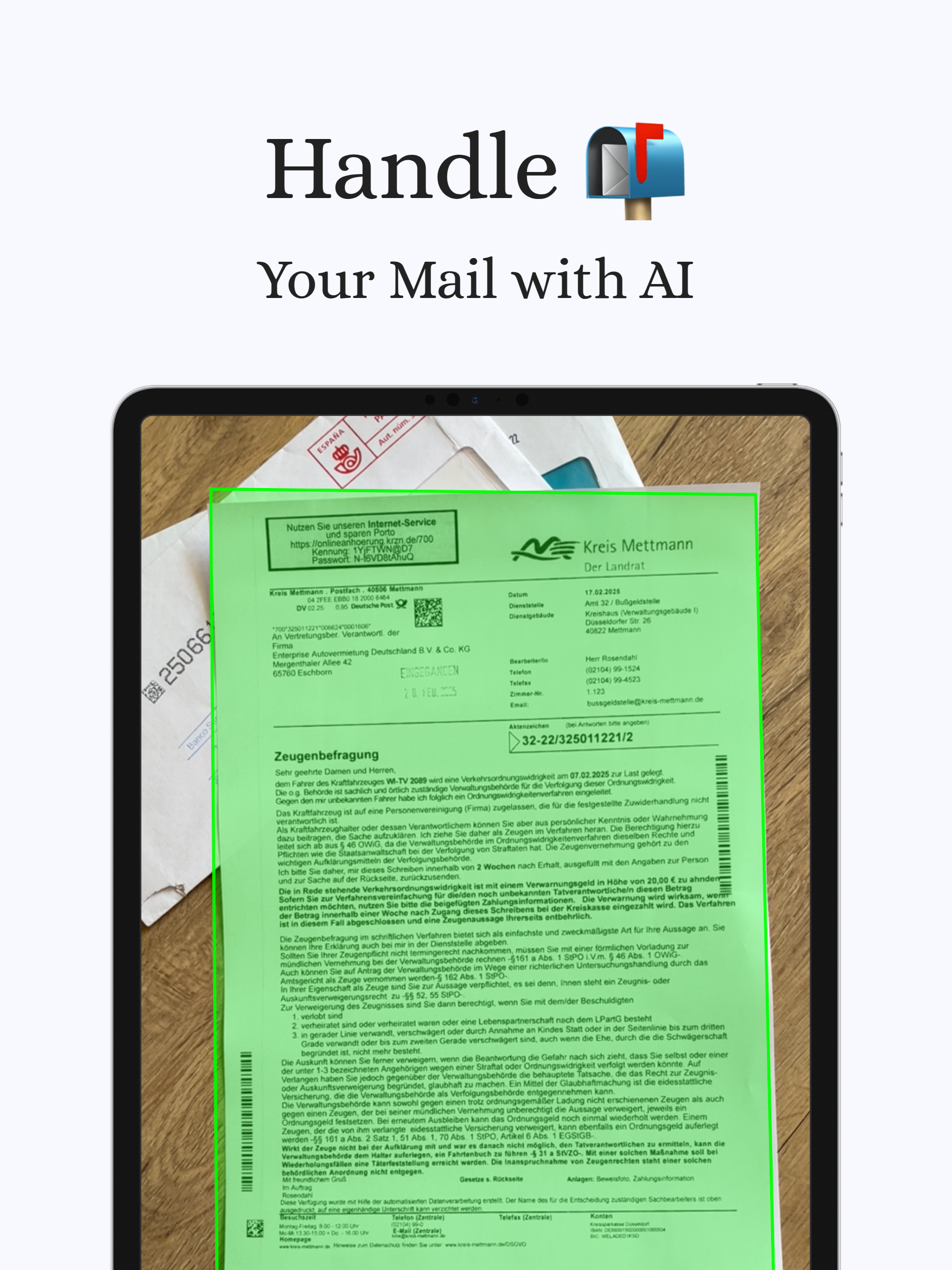 Mail Assistant: Scan・Ask・Reply