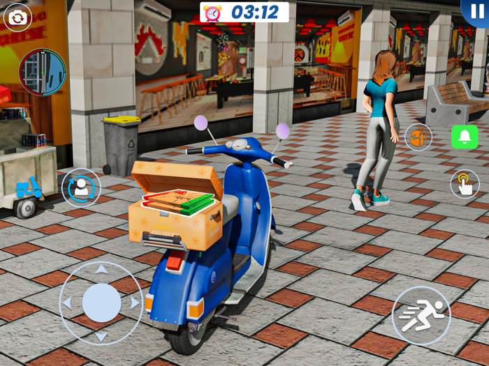 Motor bike Delivery Rider Sim