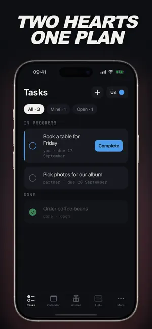 Us: Relationship & Couples App screenshot 1