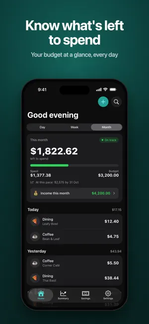 Moniqa - Budgeting App screenshot 1